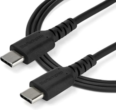 StarTech.com 2 m / 6.6ft. USB C Cable - Zwart - Aramid Fiber - USB-C cable - 2 m