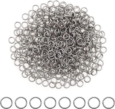 500 Stuks 3 mm Splitringen van RVS - Open Bending Ringen voor DIY Sieraden, Kettingen, Armbanden en Sleutelhangers