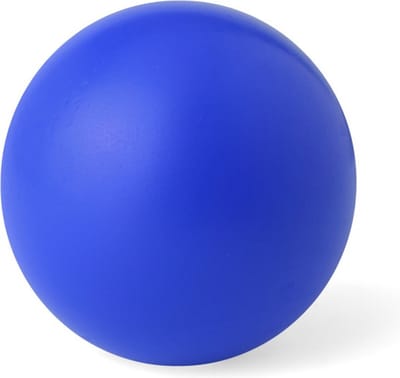 Blauwe anti stressbal 6 cm