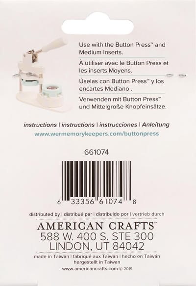 We R Makers - Button press keychain kit