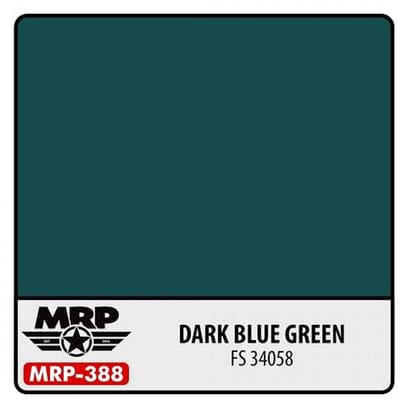 Mr. Paint MRP-388 - Dark Blue Green FS34058 – 30 ml verf voor Airbrush & Detailwerk