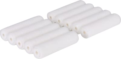 Copenhagen Pro aflakroller vilt - 5 mm poolhoogte - 10 cm - wit (10 stuks)
