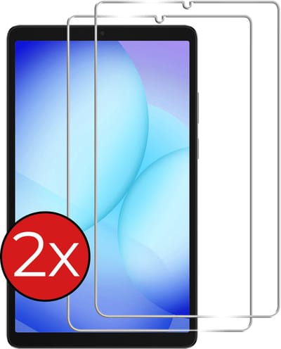 Screenprotector - 2 Stuks - Geschikt voor Samsung Galaxy Tab A11 / A9 - Extra Sterk - Beschermglas - Gehard Glas - Tempered Glass - Screen Protector