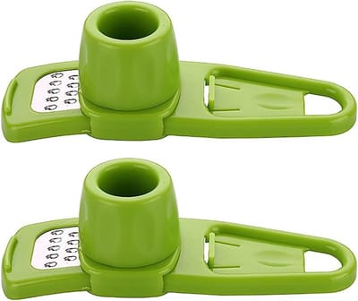 Waledano® Knoflookpers - Handige Rasp - Gemberschaaf - Knoflooksnijder -Dunschiller - Handpers - 2 Stuks