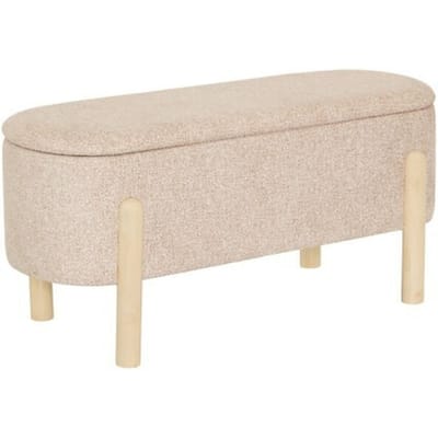 Casa di Elturo Opbergbank liva stof met opbergruimte 86,5 x 36,5 x 40 cm