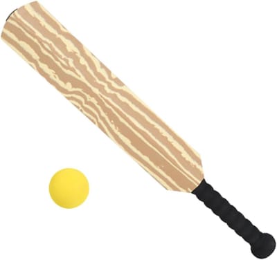 Bat Stump Ball - Sportset Kinderen - Buiten Spel - Slijtvast Materiaal - 60 cm - Houtkleur