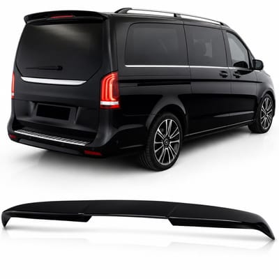Dakspoiler geschikt voor Mercedes Vito V-Klasse W447 W448 (2014+) Glans Zwart