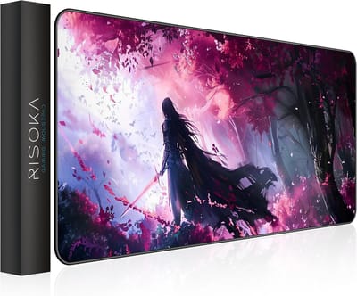 XXL Gaming Muispad 900x400 - Extra Groot Bureau Onderlegger voor Toetsenbord en Muis - Antislip & Waterafstotend