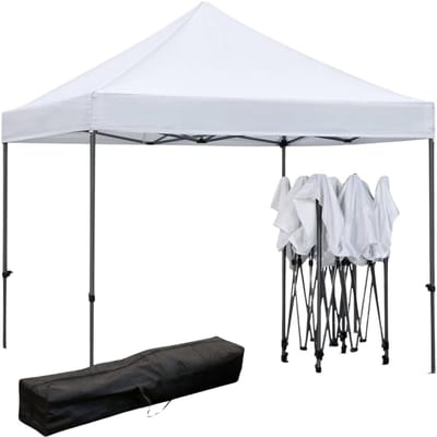 Professionele Partytent 3 x 4,5 m PVC Waterdicht Metalen Frame Inklapbaar