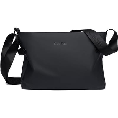 Schoudertas voor heren met grote capaciteit Waterdichte heren messenger bag Voor heren Minimalistische stijl Herentas Handtas Schoudertassen Bolsos 34cmX23cmX10cm black