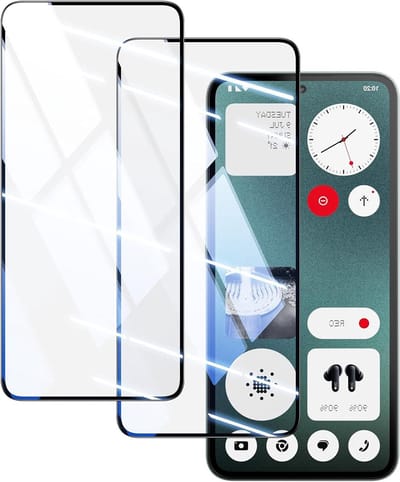 2-Pack Tempered Glass Screen Protector voor Nothing CMF Phone 1 - Volledige Dekking, Bubble-Free en Krasbestendig HD Helder voor 2024