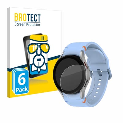 Screenprotector 6 Stuks voor Samsung Galaxy Watch FE Beschermglas transparant