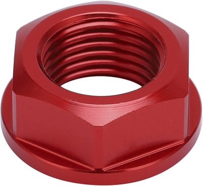 M16x1.5 Voorwielas Schroefmoer voor Motoren, CNC Aluminium Vervangingsonderdeel voor CRF250R/CRF450R/CRF250RX, Hoogwaardige Duurzaamheid en Prestaties