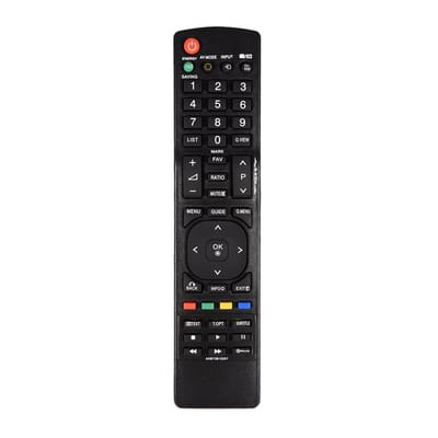 Allecto - TV-afstandsbediening - Vervangingsafstandsbediening - Zwart - Geschikt voor Smart TV's - Ideaal voor dagelijks gebruik - Gemakkelijk in g...