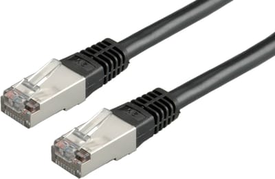 VALUE Patchkabel Cat.6 (Class E) S/FTP (PiMF), zwart, 3 m