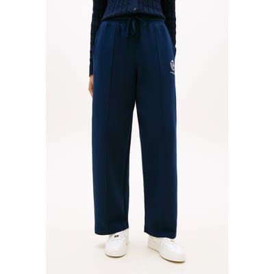 Tommy Hilfiger Varsity Crest Interlock Dark Night Navy Taglia: XS | Pantaloni da tuta Outlet | Donna | Nero