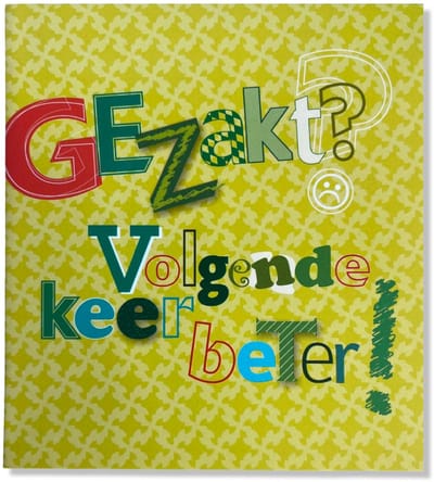 Gezakt? Volgende keer beter! - 12x11cm - Gevouwen kaart inclusief envelop - Diploma Gehaald