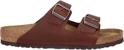 Birkenstock Arizona Heren Slippers Vintage Wood Roast Regular-fit | Bruin | Leer | Maat 39