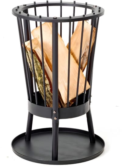 Ploutos® Vuurkorf Voor Buiten - Vuurschaal voor Tuin en Terras - Compacte Vuurschaal voor Buiten - Zwart - 62cm x 44cm x 9cm