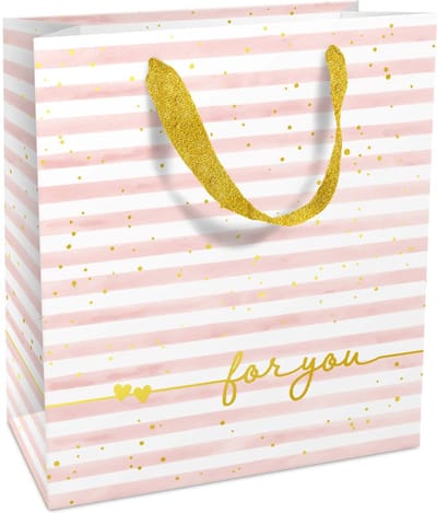 Tasje 18x21x8 cm Loveline roze