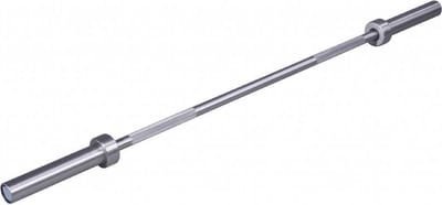 Lifemaxx Olympic Bar Halterstang - Geborsteld Staal - 150 cm