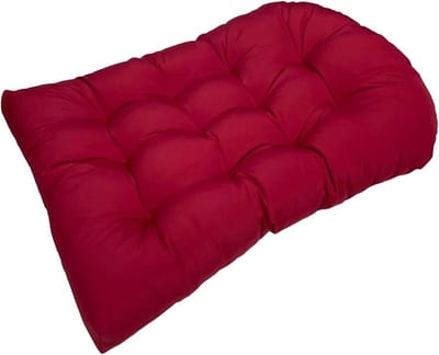 Egg Chair Kussen - Hangstoel Kussen - Buiten Ontspannen - Waterafstotend Materiaal - 90x120 cm - Bordeauxrood