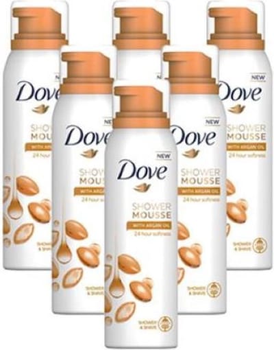 Dove Shower Foam - Argan Olie - Voordeelverpakking 6 Stuks