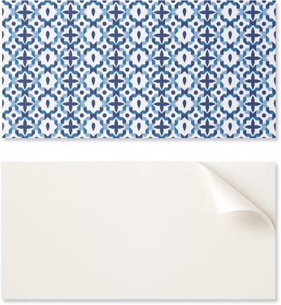 Zelfklevende vinyl wanddecoratie voor binnen, 100x50 cm, geometrisch bloemenpatroon