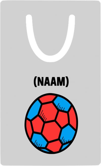 Hacebo® - Handbal met eigen naam metalen boekenlegger - Handbal - Handballer - Sport Bladwijzer boekenleggers - 7.6 cm x 5cm