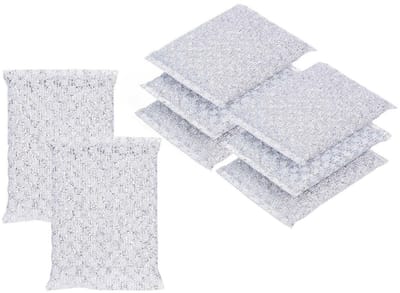 Benson Slijtvaste schuursponsjes - 8x stuks - vezelspons - sterke reiniging - Afwassen/schoonmaken