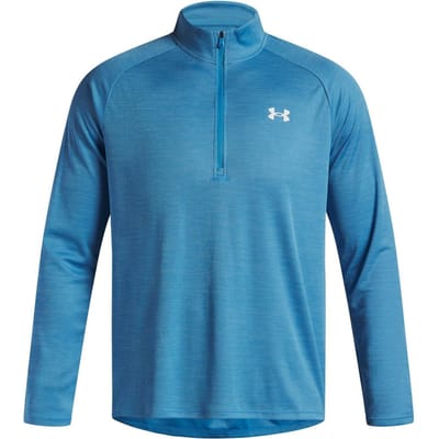 Under Armour Heren Tech Textured Half Zip Top (Blauw/Wit)