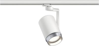 Paulmann 95412 ProRail3 railsysteem voor plafondverlichting, Asthene E27 max. 50W 230V, chroomafwerking, plafondrail, metaal en kunststof