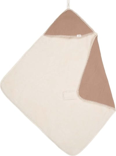 Koeka omslagdoek met teddy - Faro - caffe - 100x100