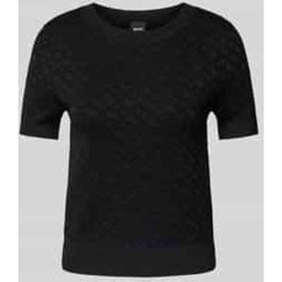 Gebreid shirt met ronde hals, model 'Forkena'