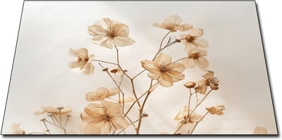 Papillon Inductie Beschermer - Antislip Afdekmat - 60x52 - Droogbloem tak