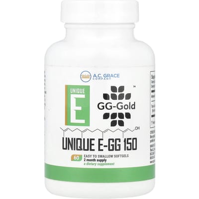 CA. Grace Company, UNIQUE E-GG 150, 150 mg, 60 gélules molles faciles à avaler