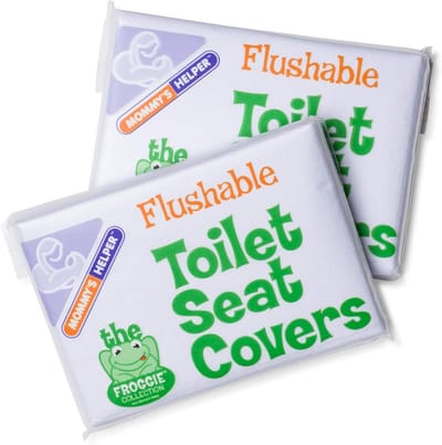 20x Doorspoelbare Toilet Seat Covers voor Onderweg - Hygiënische WC Papieren Bescherming