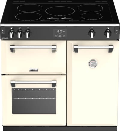 Stoves Richmond S900 Ei Range-fornuis Zone van inductiekookplaat A Crème