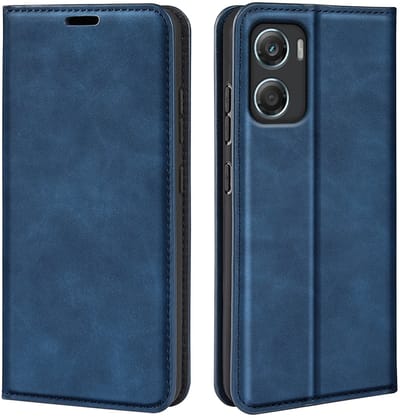 MobyDefend Hoesje - Geschikt voor Motorola Moto G06 / Motorola Moto G06 Power - Luxe Wallet Bookcase (Magnetische Sluiting) - Blauw