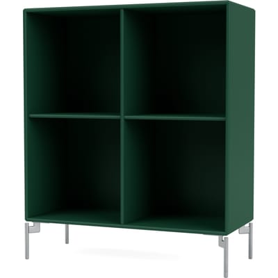 Montana Show boekenplank - Pine - Poten 12,6 cm chroom