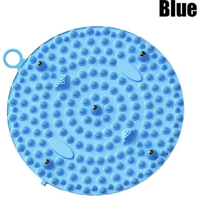 Magnetisch Vingerdrukbord Voetmassagekussen Acupressuur Voetmat Spierontspanning Sportschool Yoga Prikkelmatten Fysiotherapie Afslanken blauw