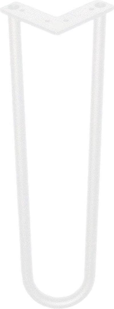 Witte hairpin tafelpoot 40 cm