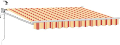 vidaXL - Elektrisch - Uitschuifbare - Zonneluifel - Multikleur - 2,5 - x - 2 - m