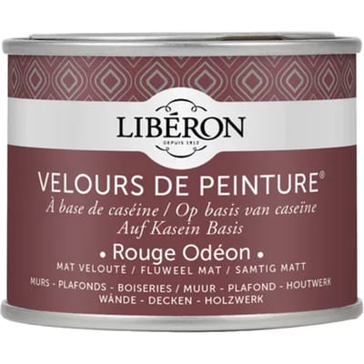 Liberon Velours De Peinture Muurverf - Mat - Rouge Odéon - 0,125l