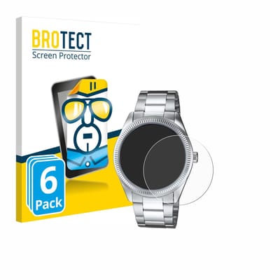 BROTECT - Screenprotector voor Casio MTP-1302PD - Folie Beschermfolie transparant 6 Stuks