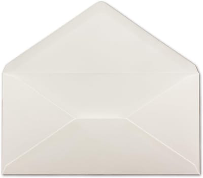 Natuurwitte Enveloppen DIN Lang (11x22 cm) Zonder Venster - Ideaal voor Uitnodigingen en Wenskaarten