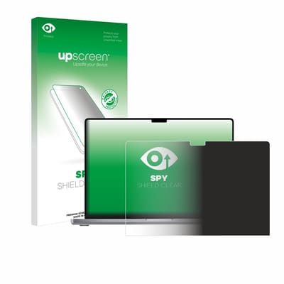 upscreen - privacy screenprotector voor Apple MacBook Pro 16" 2023 - Folie Beschermfolie Blauwlichtfilter
