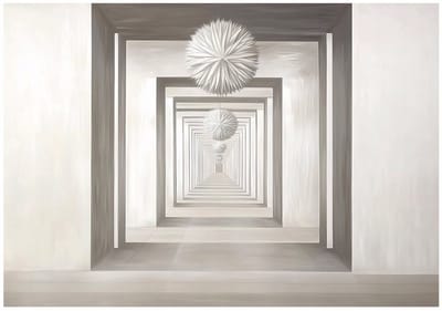WALLARENA - Fotobehang - 150x105 cm - abstracte 3D illusie voor slaapkamer en salon, vliesbehang