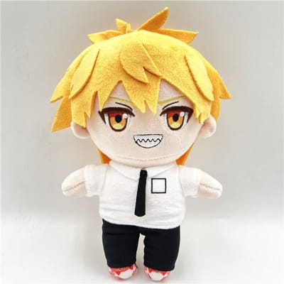 Peluches Anime Chainsaw Man 20cm Dessin Animé Pochita Cosplay Poupée Peluche Collection Décoration de Bureau Jouets pour Enfants Cadeau d'Anniversaire 20cm yellow