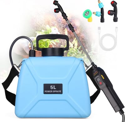 Elektrische Sproeier - Tuinsproeier Batterij - Planten Water Geven - Met 4 Sproeiers - 5 Liter Capaciteit - Groen